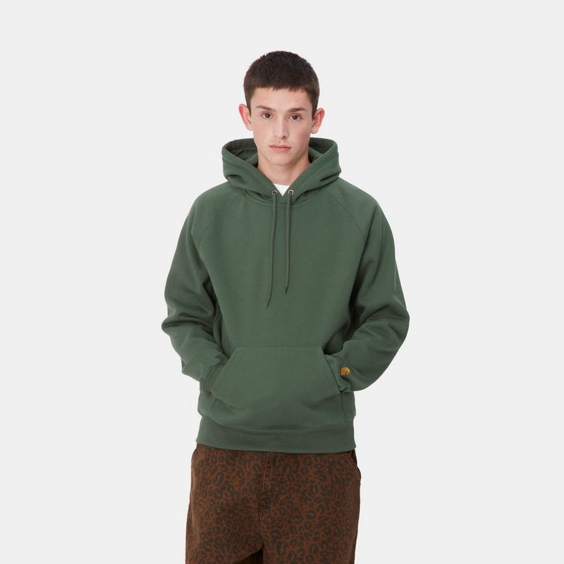 Carhartt WIP Hooded Chase Sweatshirt Sycamore Tree Page Hooded Chase Sweatshirt