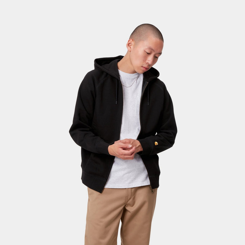 Carhartt WIP Hooded Chase Jacket | Black – Page Hooded Chase