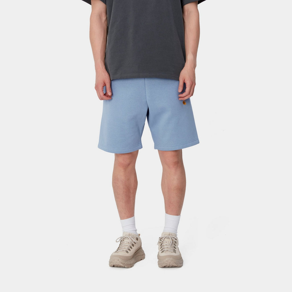 Carhartt WIP Chase Sweat Short | Charm Blue – Page Chase Sweat Short