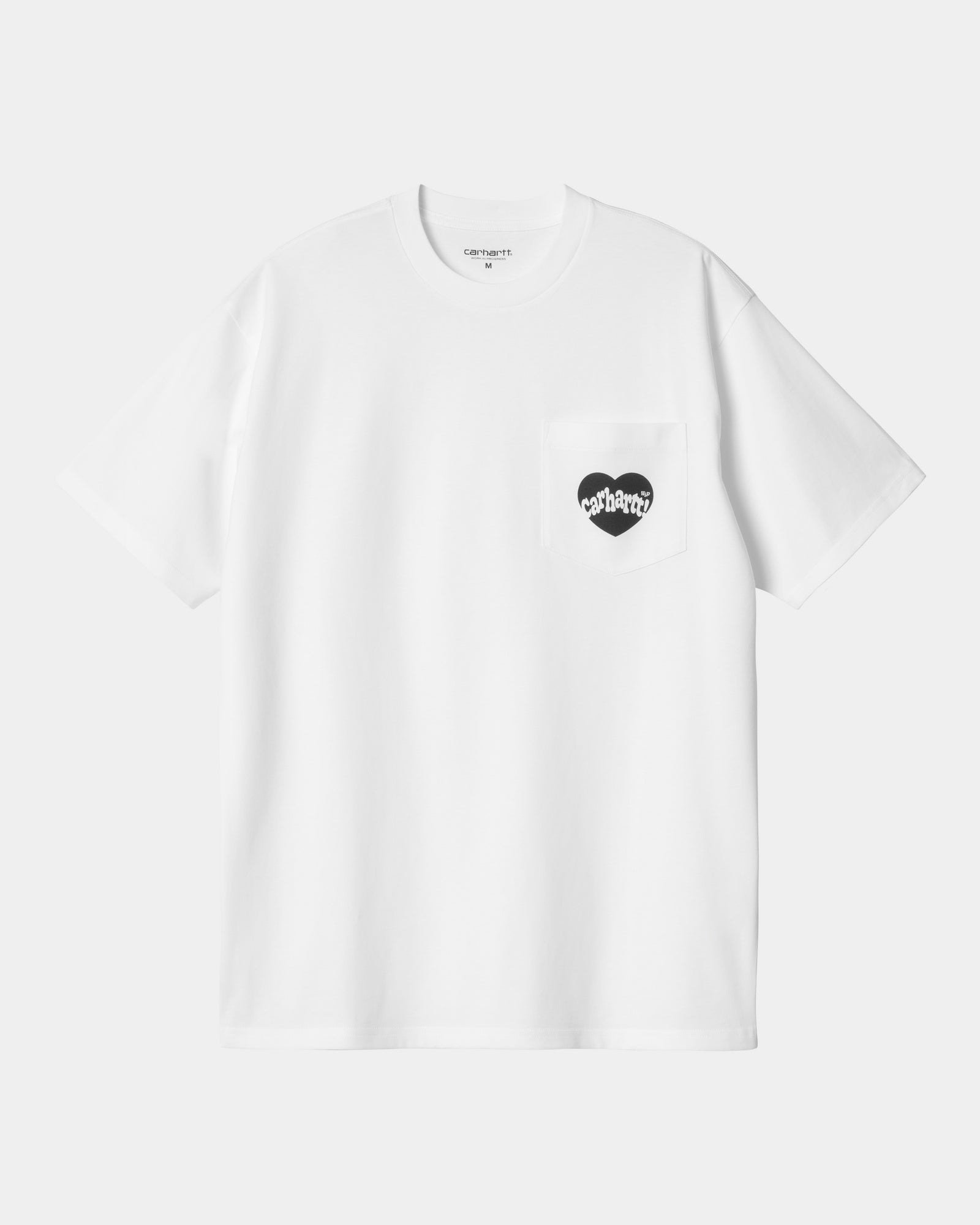 칼하트WIP Carhartt Amour Pocket T-Shirt,White / Black