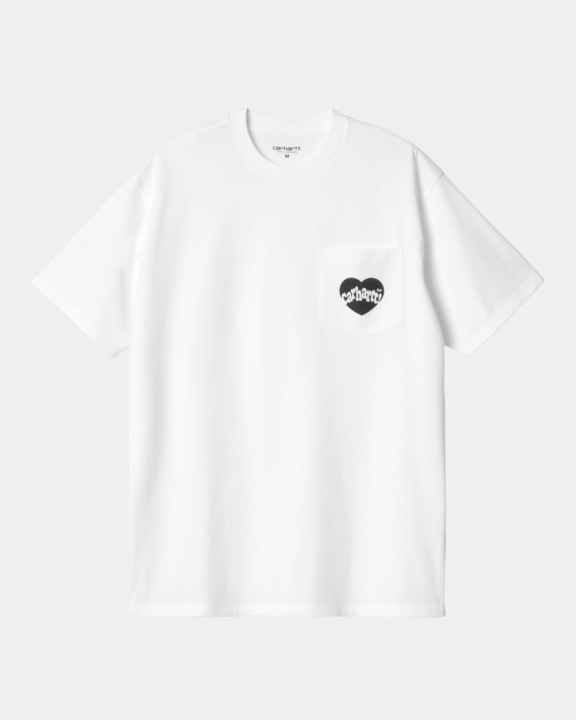 Carhartt WIP Amour Pocket T-Shirt | White / Black – Page Amour Pocket T ...