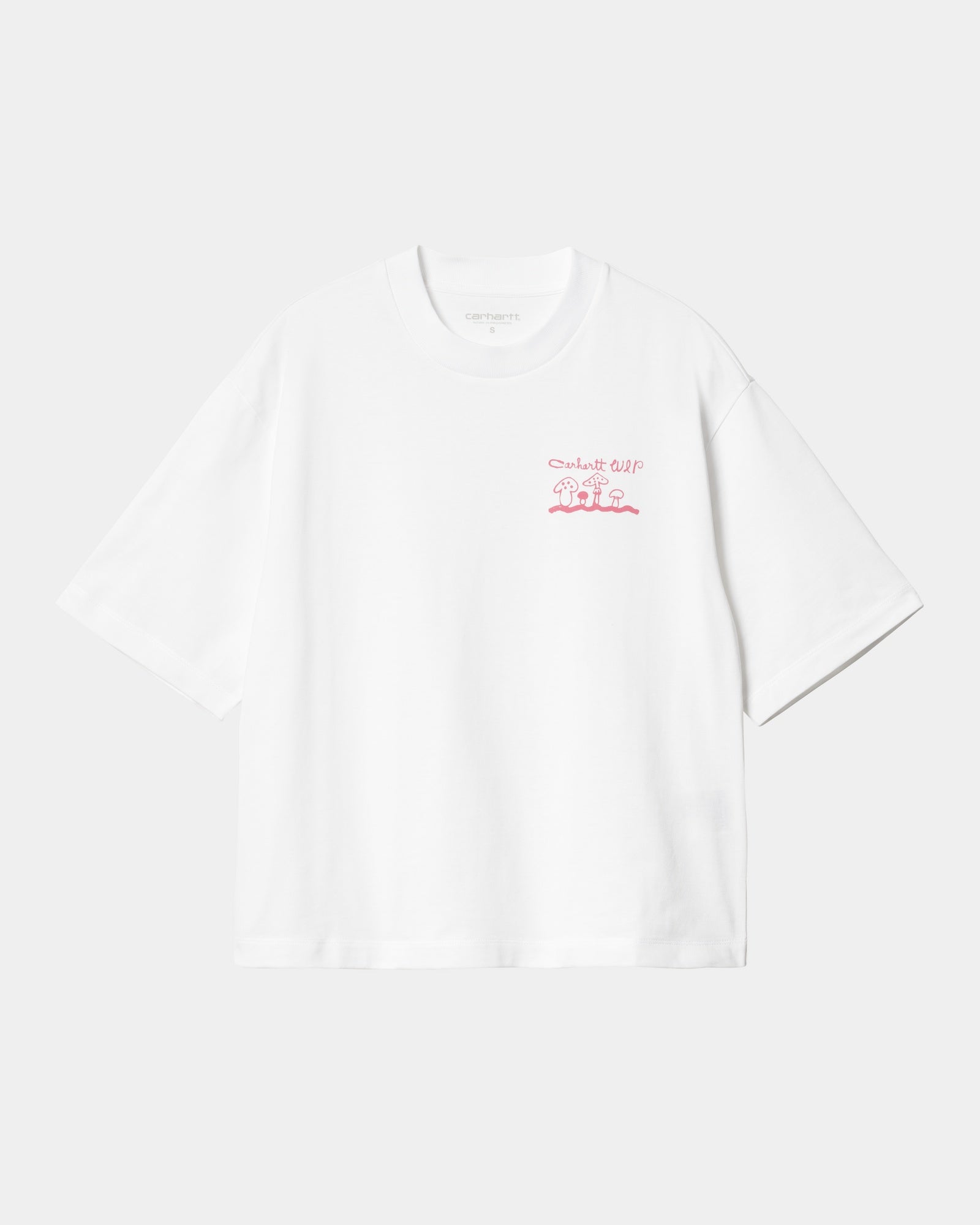 칼하트WIP Carhartt Kainosho T-Shirt,White / Charm Pink