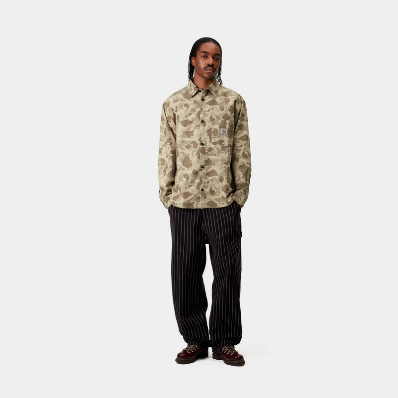 売上実績NO.1 Desert | Shirt Camo Duck WIP Carhartt (stone Page – washed) トップス