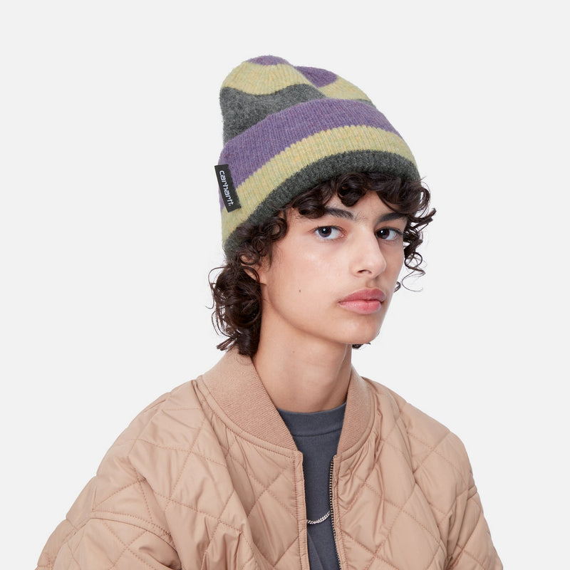 Carhartt striped beanie on sale