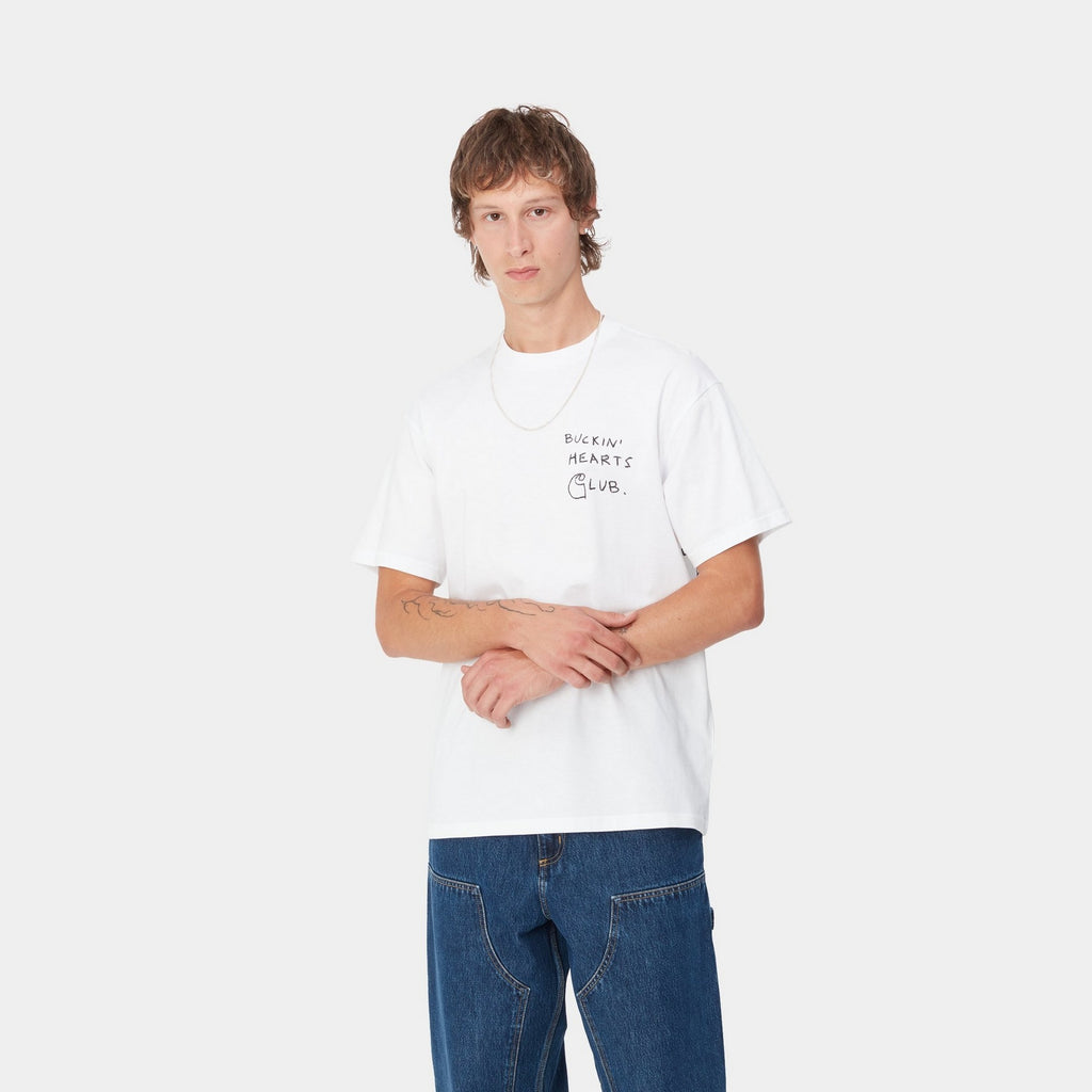 Carhartt WIP Pepe B.H.C T-Shirt | White – Page Pepe B.H.C T-Shirt