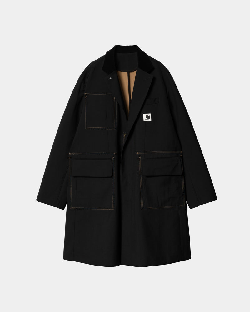 sacai x Carhartt WIP Suiting Bonding Coat | Black – Page sacai x