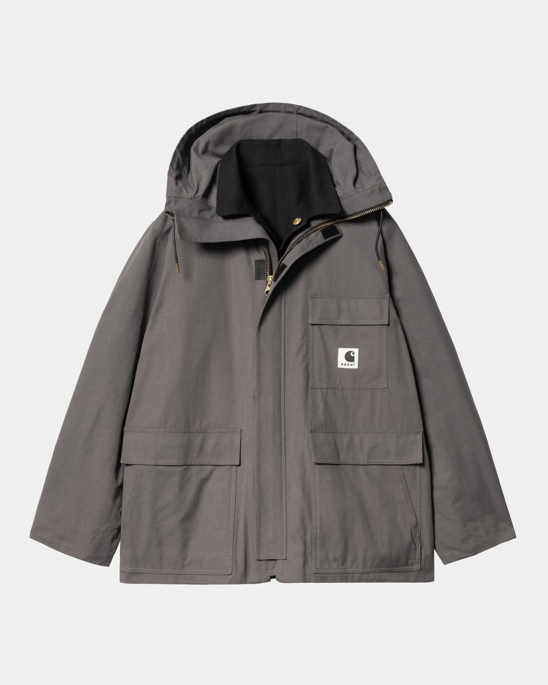 sacai x Carhartt WIP Reversible Duck Coat | Black – Page sacai x 