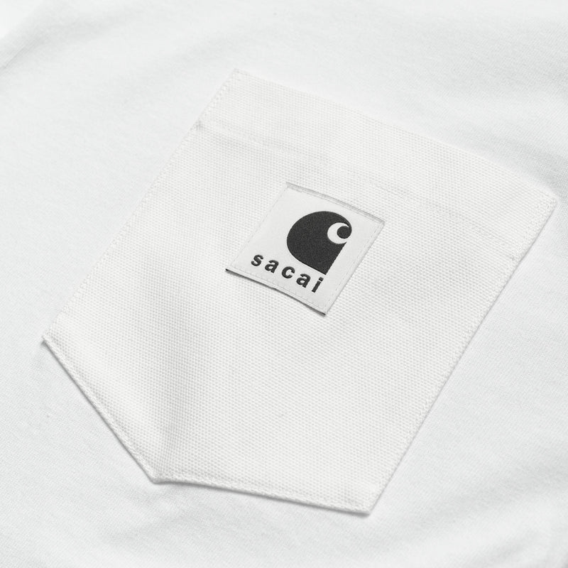 sacai  Carhartt WIP L/S T-Shirt WHITE  1メンズ
