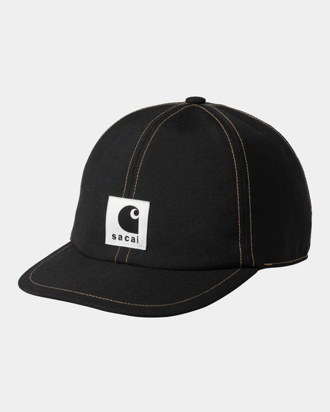 sacai x Carhartt WIP Suiting Bonding Cap | Black