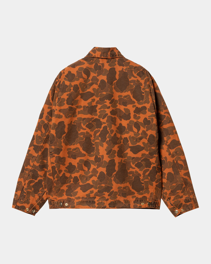 Camo jacket orange best sale