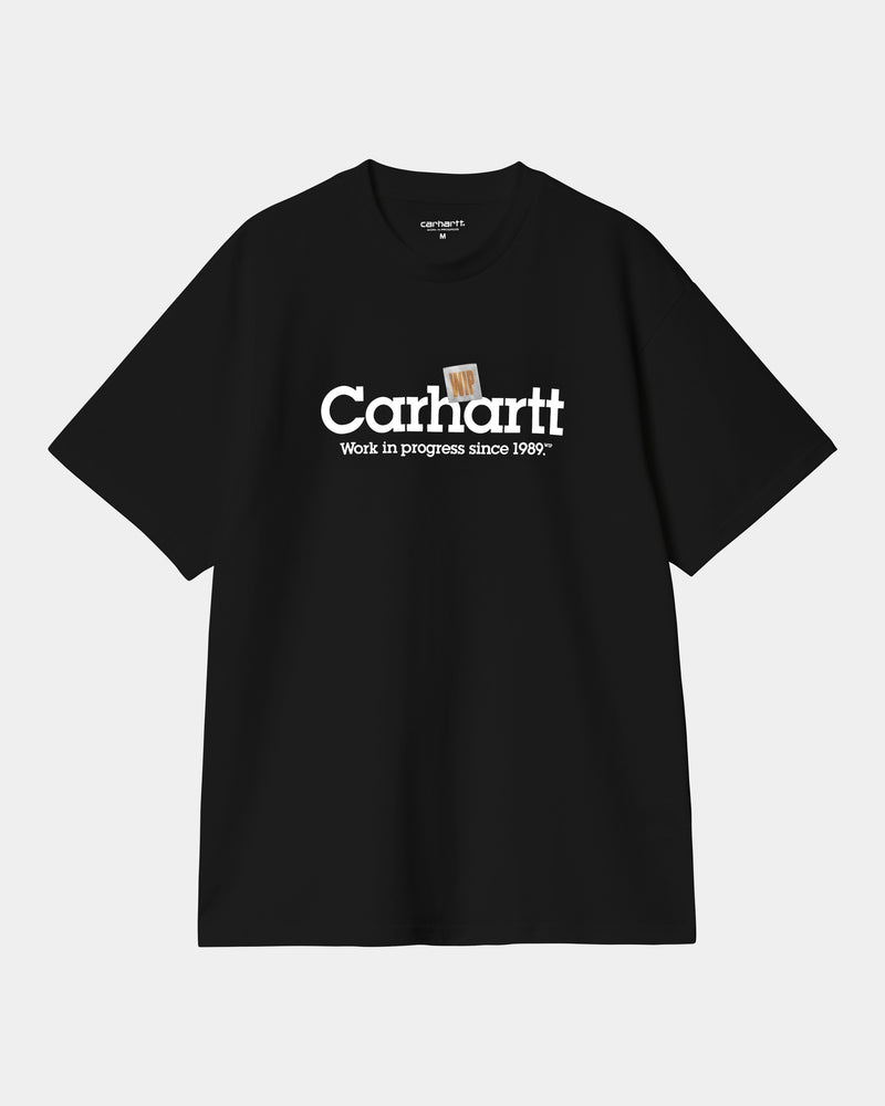 Carhartt WIP Label Script T Shirt Black