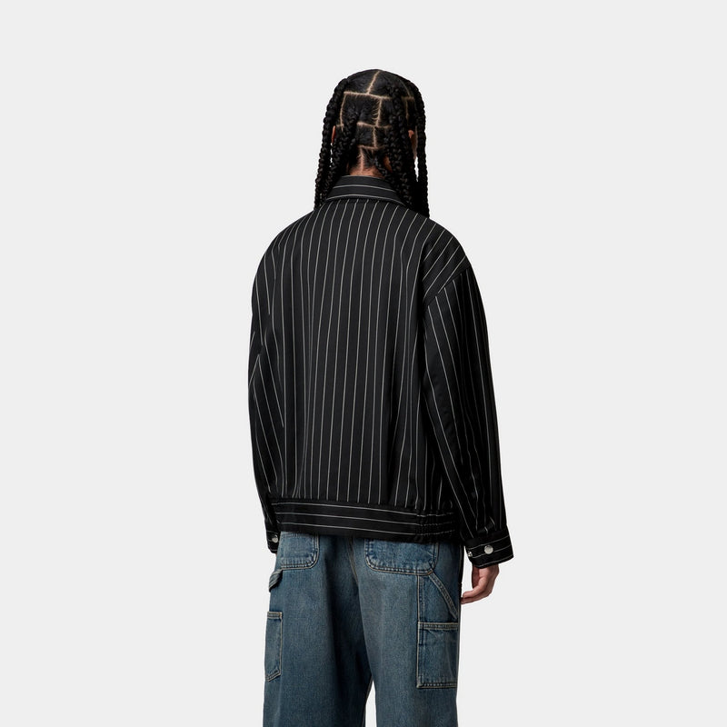 Carhartt WIP Women's Seaton Stripe Jacket | Black / Wax Carhartt WIP Women's Seaton Stripe Jacket | Black / Wax