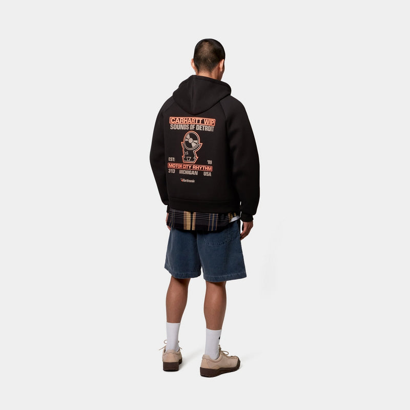 Carhartt WIP Harttronix Car-Lux® Hooded Jack | Black / Grey Carhartt WIP Harttronix Car-Lux® Hooded Jack | Black / Grey