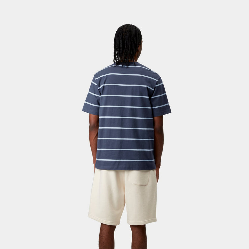 CARHARTT WIP｜ (Aiken Pocket T-shirt (I034487 2PWXX)) Carhartt WIP Aiken Stripe Pocket T-Shirt Black | END. (TW)