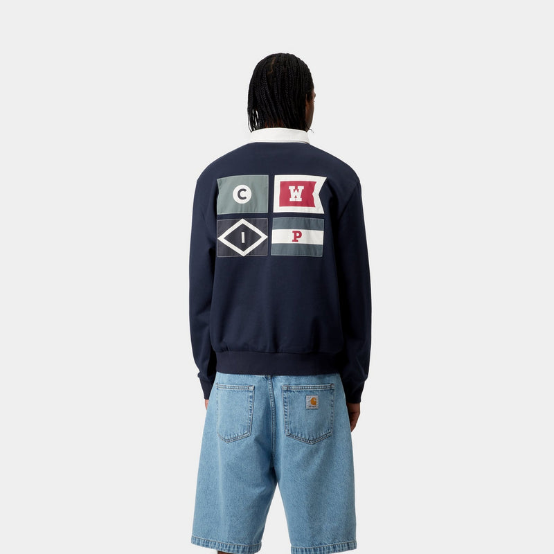 Carhartt WIP Flags Rugby Sweatshirt | Space – Page Flags