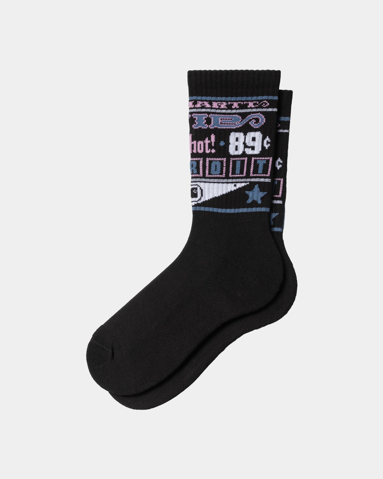 [Carhartt WIP]HEARTBREAKER ソックス Men's socks Carhartt WIP Heartbreaker Socks 1-Pack White