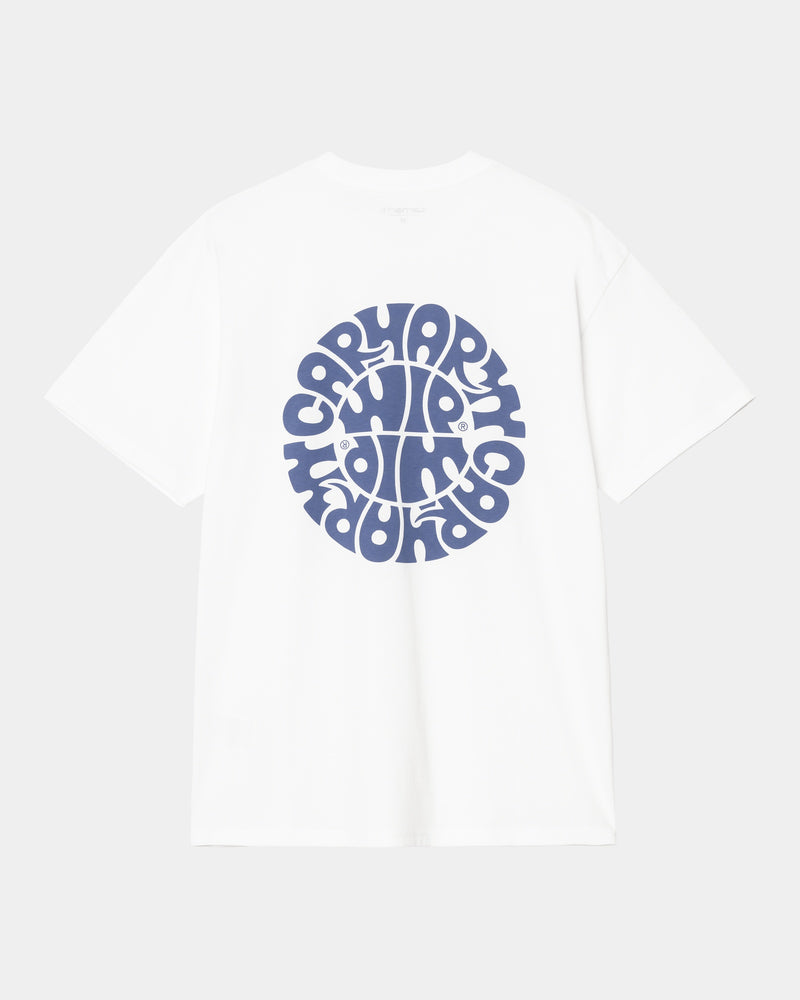 【Carhartt】 ★ S/S JAZZY T-SHIRT ★ LOOSE FIT Carhartt WIP Jazzy T-Shirt | White / Blue Iris – Page Jazzy