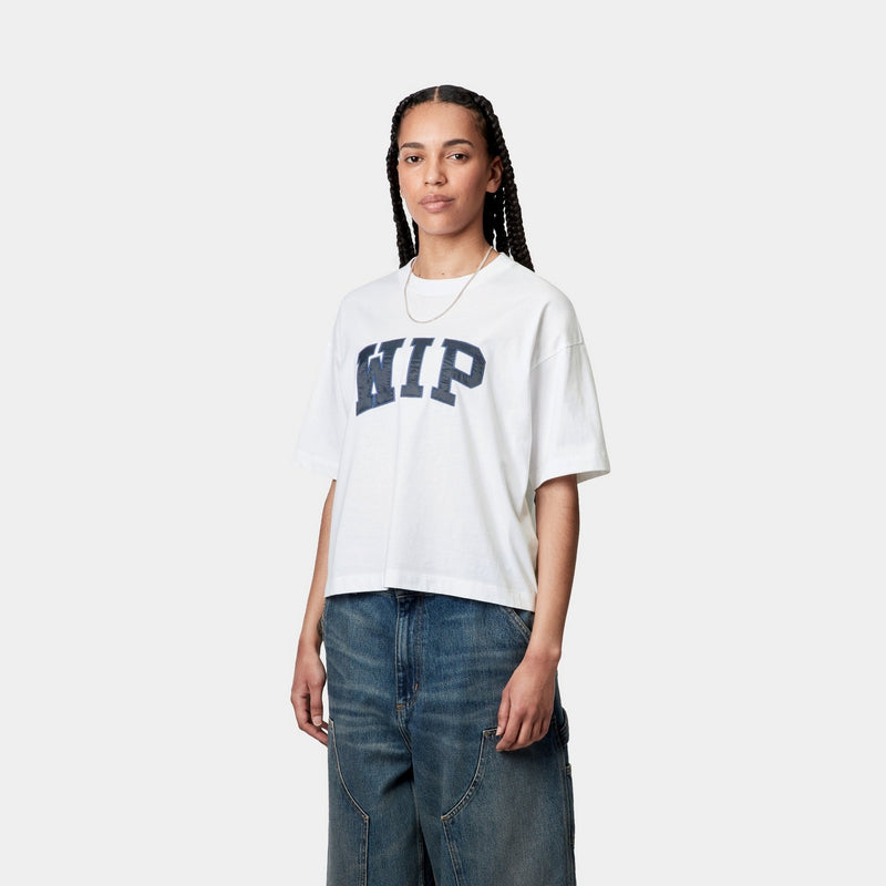 Tシャツ・カットソー Carhartt WIP T-shirts White Carhartt WIP Women's WIP T-Shirt | White / Dusky Blue – Page