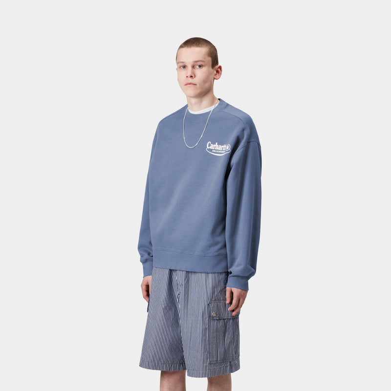 Carhartt WIP Catalogue Sweatshirt | Blue Iris / Air Pink