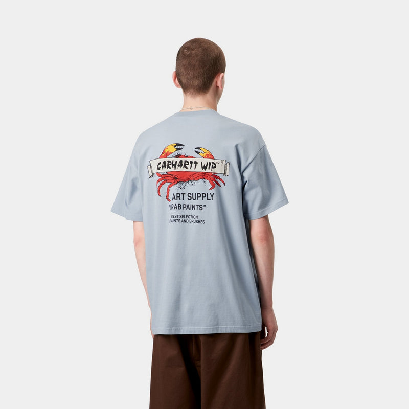 Carhartt WIP Crab Paint T-Shirt | Frosted Blue – Page Crab
