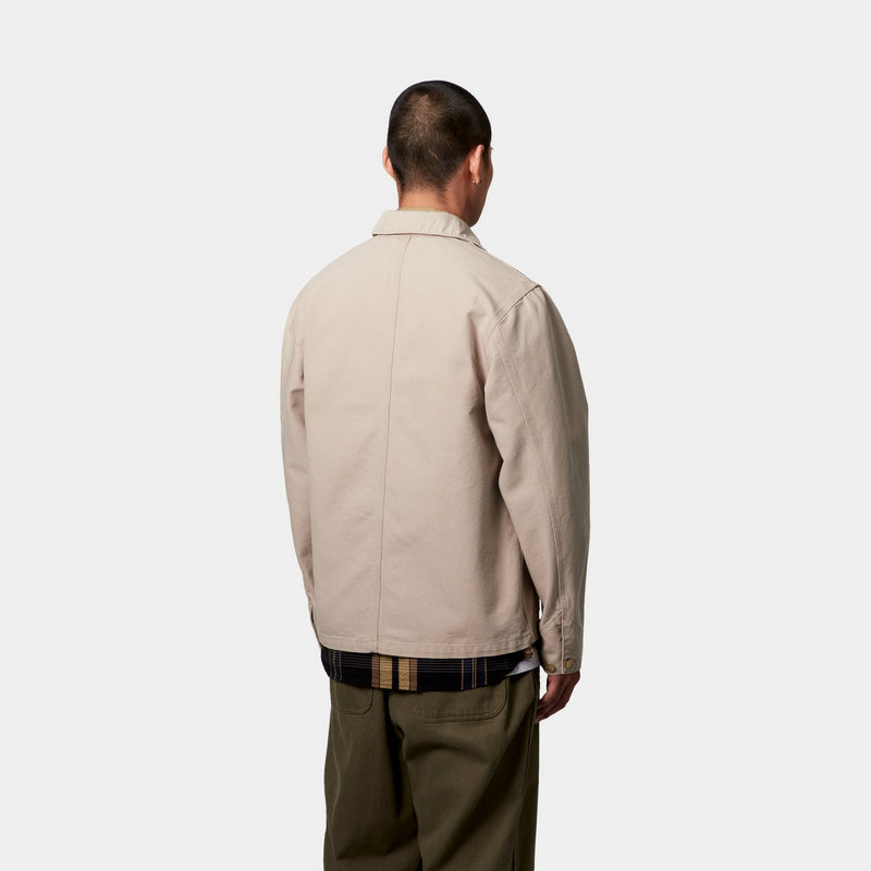 Carhartt WIP Michigan Coat (Spring) - Stone Canvas | Dusky Carhartt WIP Michigan Coat (Spring) - Stone Canvas | Dusky