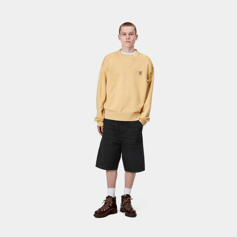 Carhartt WIP Single Knee Short - Stone Canvas | Black – Page