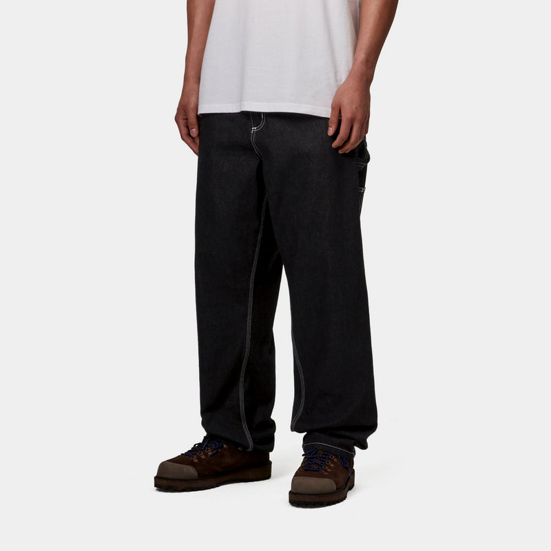 Carhartt WIP Single Knee Pant - Denim | Black (rinsed