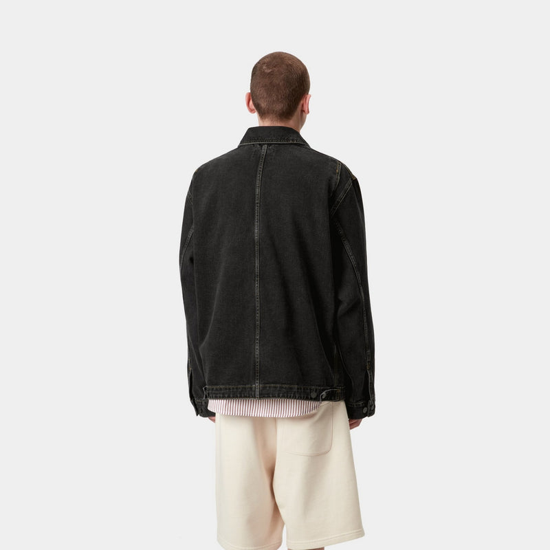 Carhartt WIP OG Double Front Jacket | Black (stone washed Carhartt WIP OG Double Front Jacket | Black (stone washed