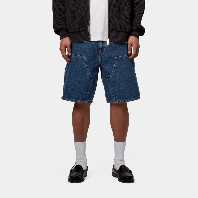 Carhartt WIP Double Knee Short | Blue (stone washed) – Page
