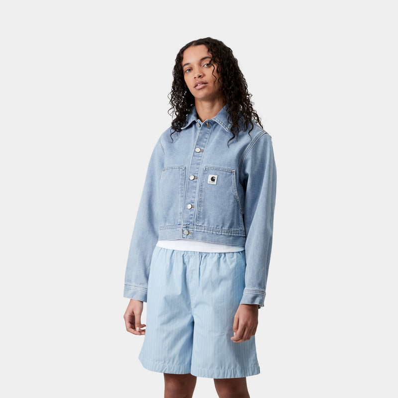 最安価格 Carhartt WIP Women's Arca Jacket | Blue (stone bleached ジャケット・アウター