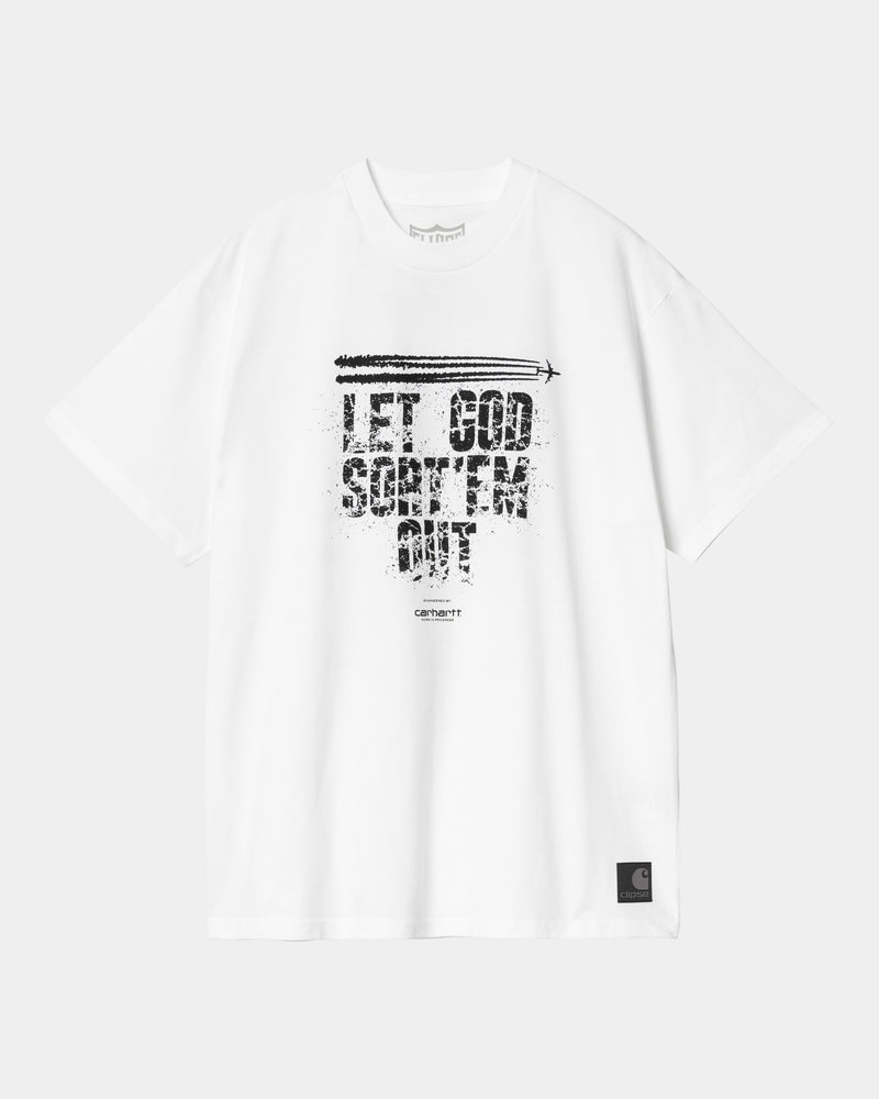 [CARHARTTWIP] S/S LET GOD SORT'EM OUT T-SHIRT ★大人気★ CLIPSE x Carhartt WIP S/S Let God Sort Em Out T-Shirt