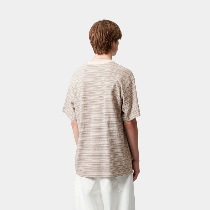 Carhartt WIP Gellar Stripe Pocket T-Shirt | Wax – Page