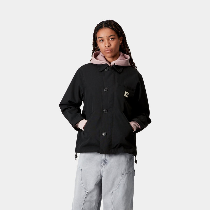 ジャケット Carhartt WIP Barnett black jacket Carhartt WIP Women's Barnett Jacket | Black – Page Women's