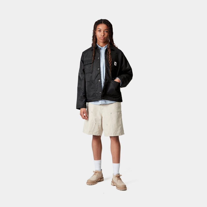 Carhartt WIP Women's Alumni Chore Coat | Black / Scarlet