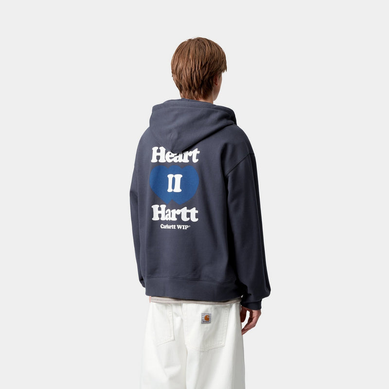 [CARHARTTWIP] HOODED HEART II HARTT SWEAT JACKET ★大人気★ Carhartt WIP Hooded Heart II Hartt Sweat Jacket | Blue