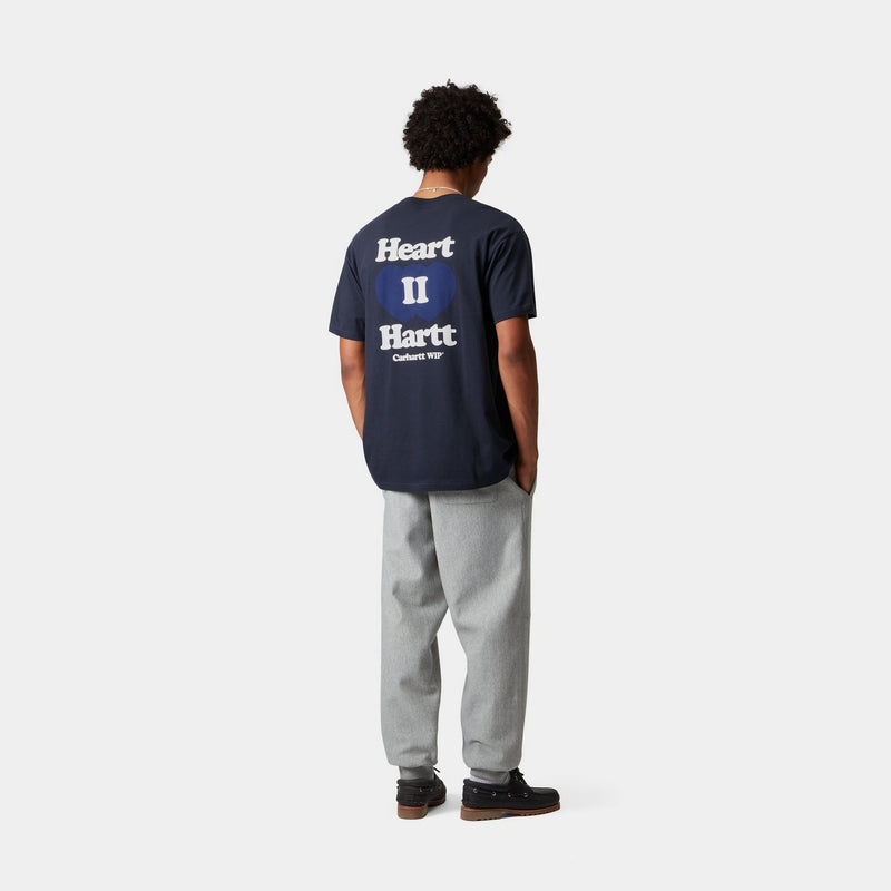 Tシャツ・カットソー CARHARTT WIP Men T-shirt Blue I035230 0N1XX Carhartt WIP Heart II Hartt T-Shirt | Blue – Page Heart II