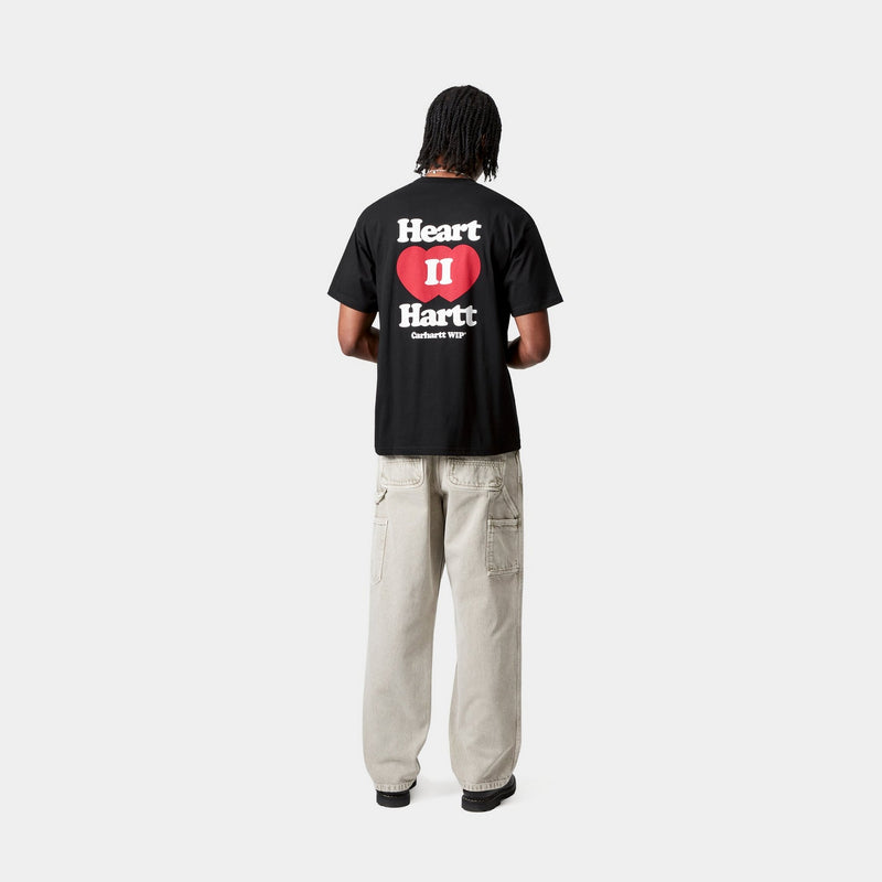 【CARHARTT WIP】HEART II HARTT T-SHIRT ブラック Carhartt WIP Heart II Hartt T-Shirt | Black – Page Heart II