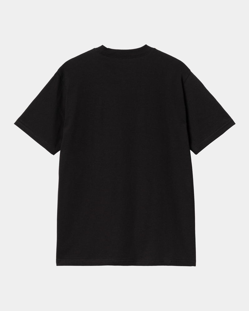 Solar Chrome Script T-Shirt | Black