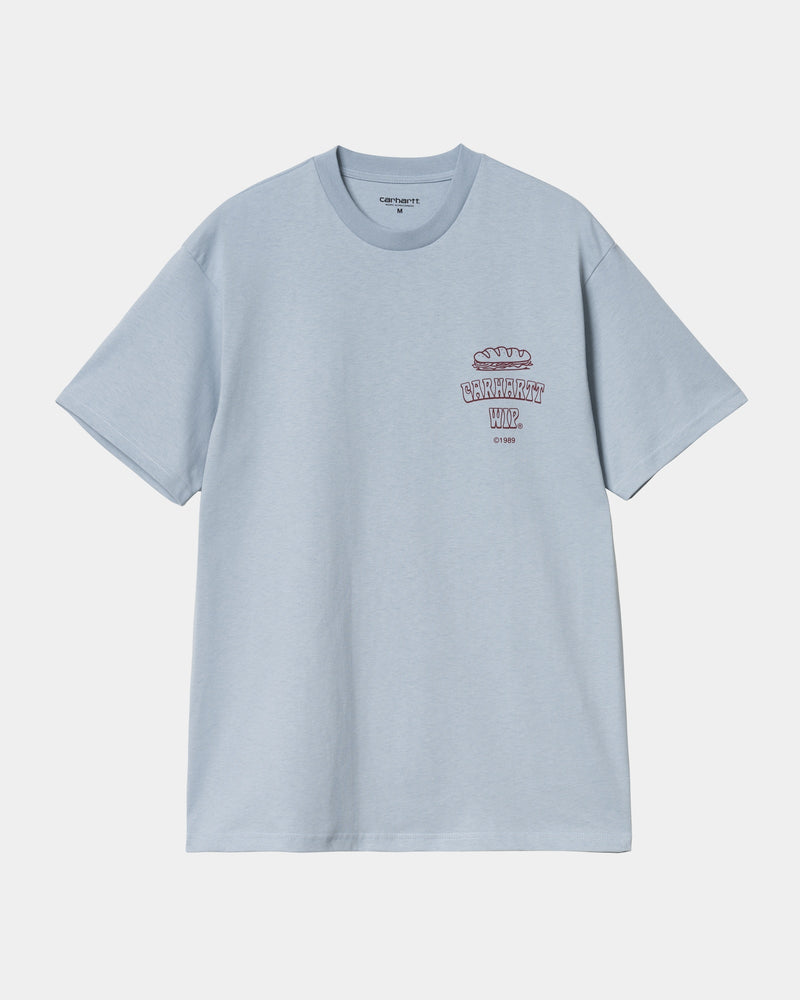 【関税&送料込】Carhartt Wip S S Sandwich T-Shirt Blue Fog Carhartt WIP Sandwich T-Shirt | Blue Fog – Page Sandwich T-Shirt