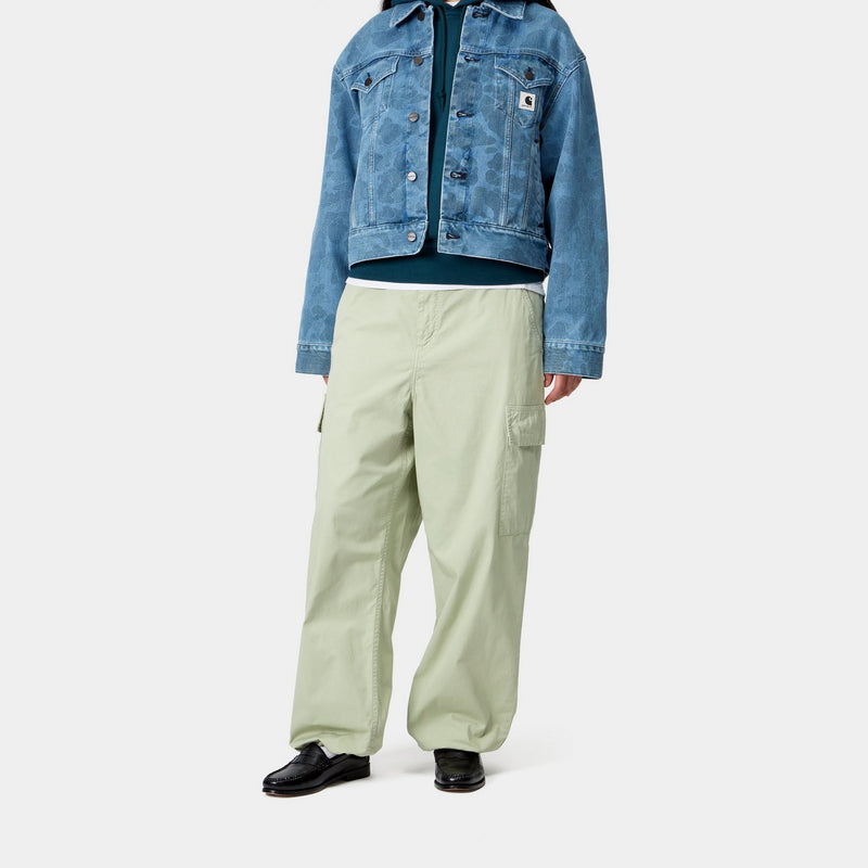 Carhartt WIP WomenÕs Kingston Pant in Pale Olive (garment dyed)