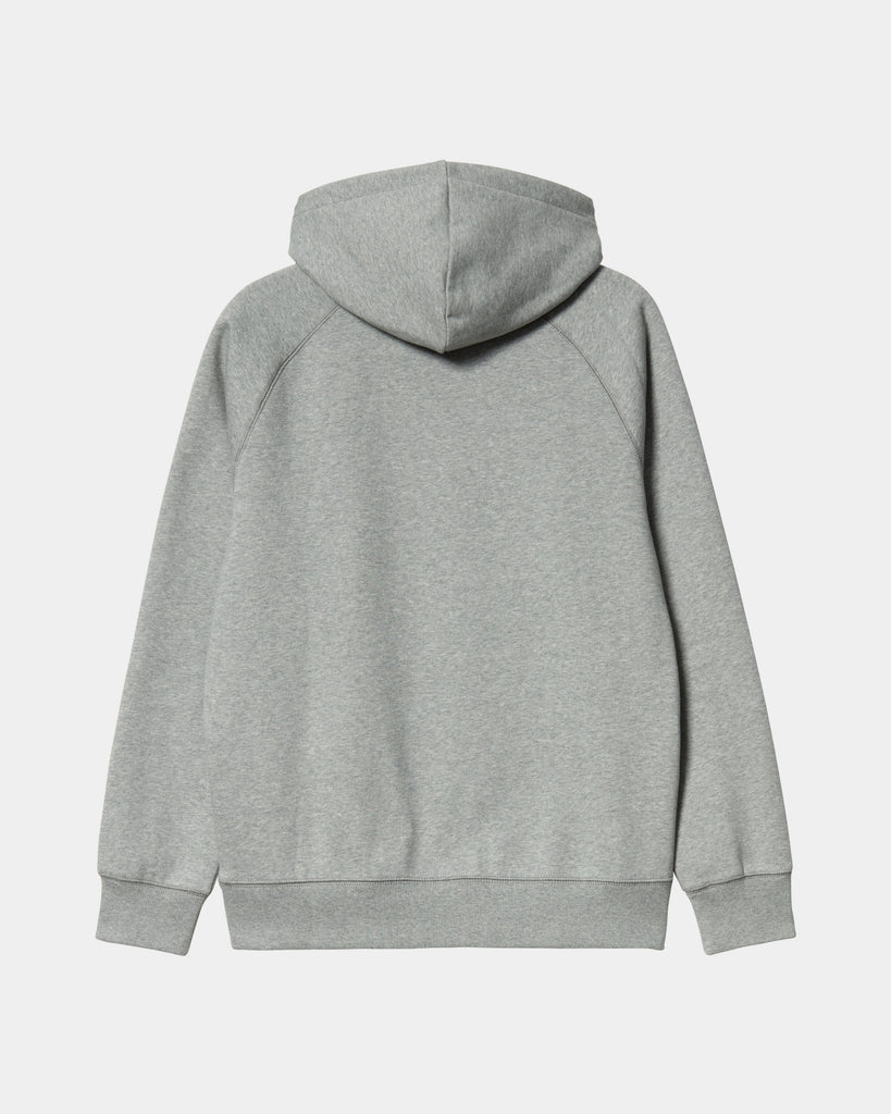 Carhartt WIP Hooded Chase Sweatshirt | Grey Heather – Page Hooded Chase ...
