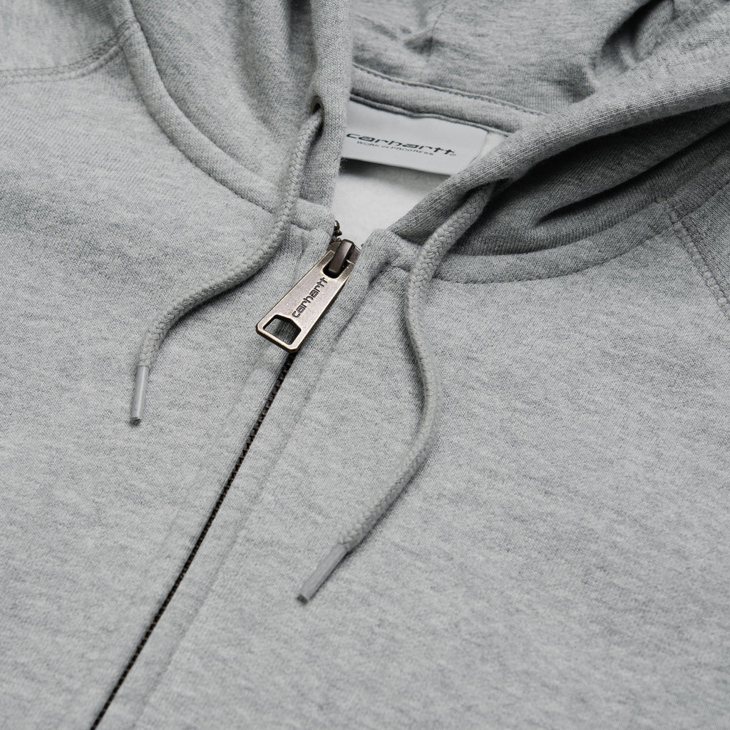 Carhartt WIP Hooded Chase Jacket | Grey Heather – Page Hooded Chase ...