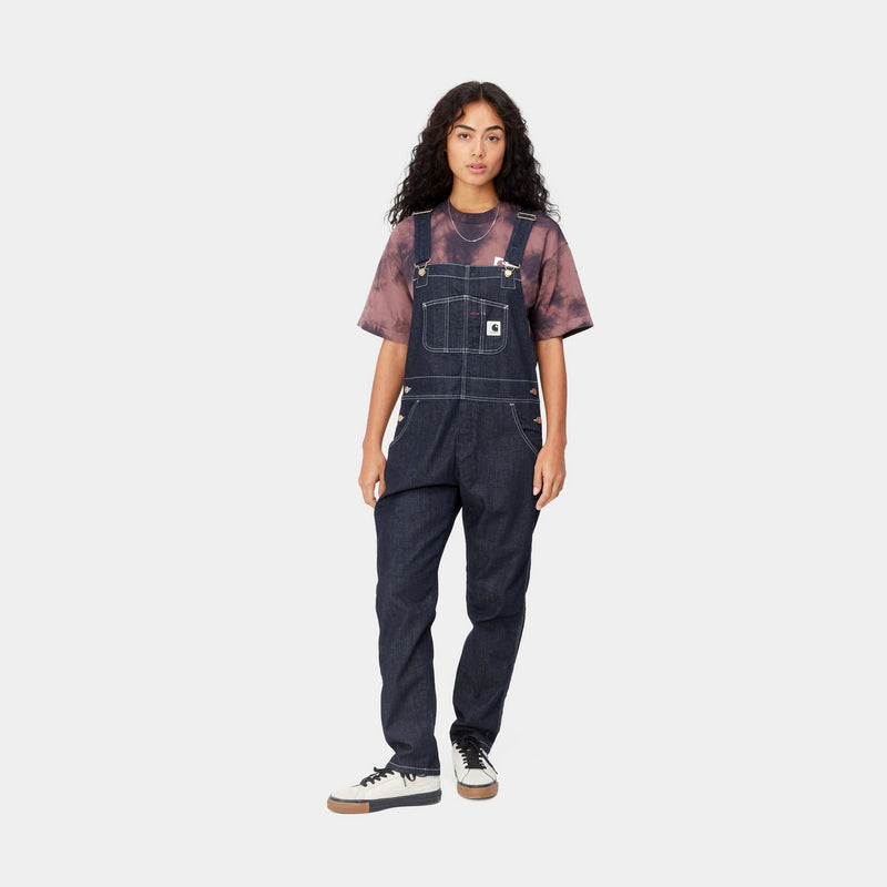 Women's Bib Overall - Stretch Denim | Blue (rinsed)