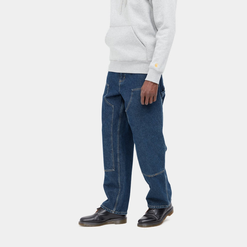 Carhartt WIP Double Knee Pant - Fairfield Denim | Blue (stone