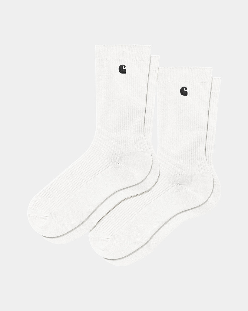 Carhartt WIP Madison Pack Socks | White / Black – Page Madison Socks (2 ...