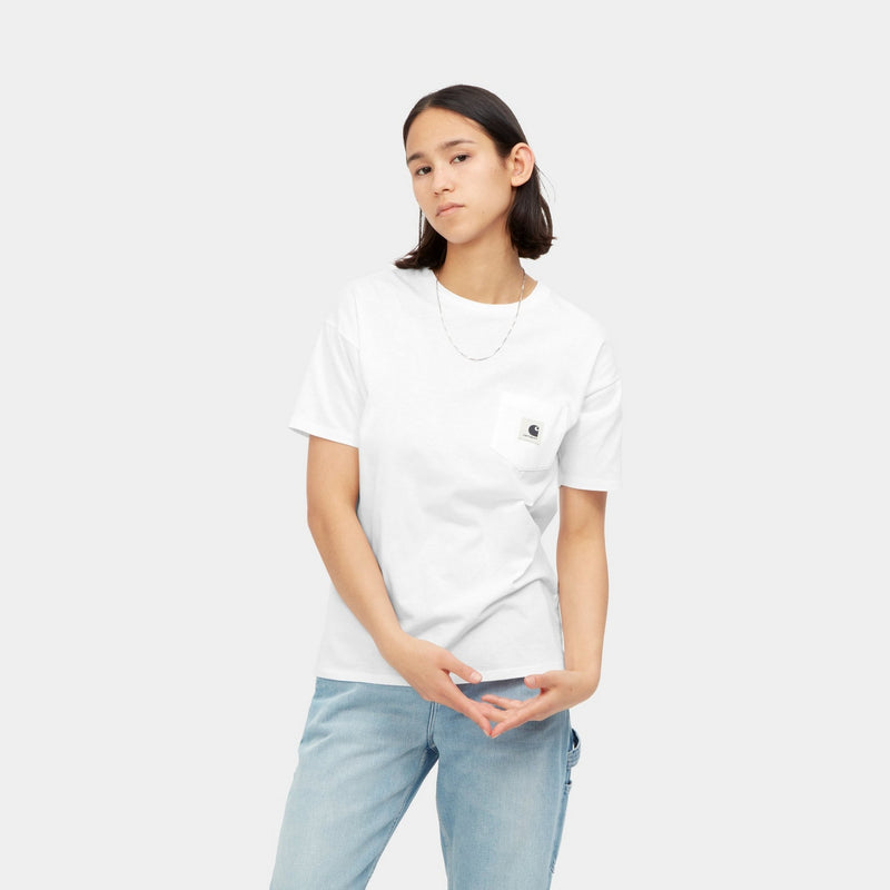 vogn kompas Spild Carhartt WIP Women's Pocket T-Shirt | White – Page Women's Pocket T-Shirt –  Carhartt WIP USA
