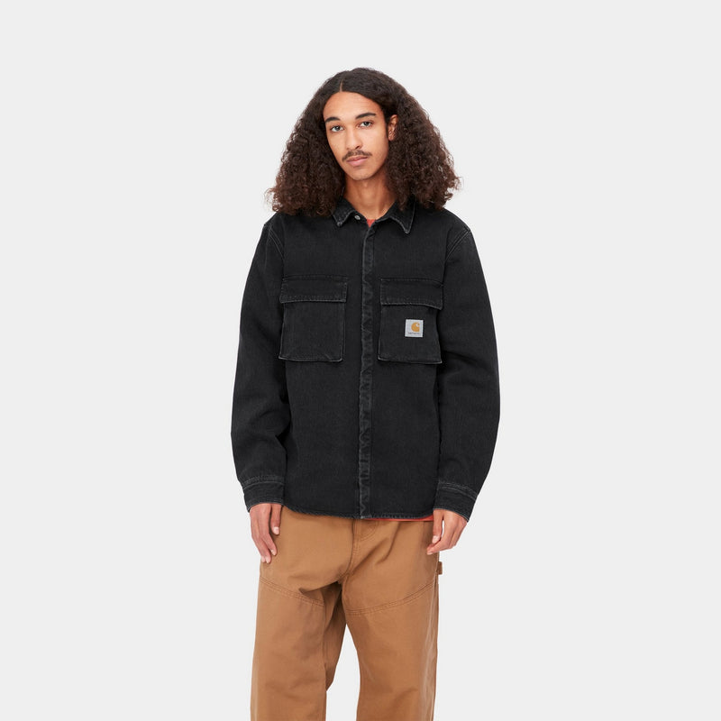 Carhartt WIP Monterey Shirt Jacket | Black (stone washed) – Page