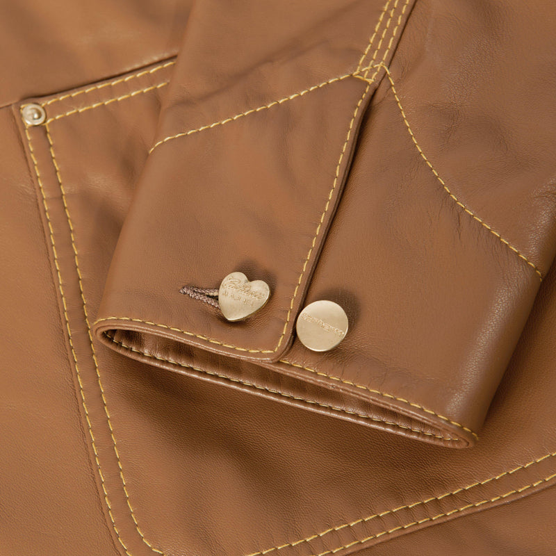 MARNI x Carhartt WIP Leather Chore Coat | Brown – Page MARNI x